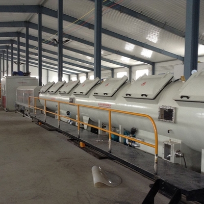 380V 50hz HDPE 파이프 추출 라인을위한 단일 나사 자동 플라스틱 추출기 기계
