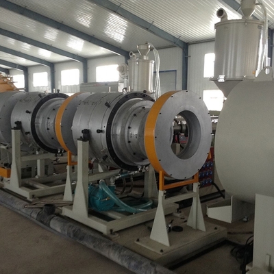 380V 50hz HDPE 파이프 추출 라인을위한 단일 나사 자동 플라스틱 추출기 기계