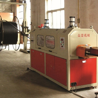 맞춤형 380v 50hz 단일 나사 파이프 모터 힘과 함께 플라스틱 HDPE extruder 기계