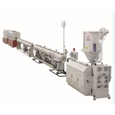 60kW 전력 PVC 파이프 제조를 위한 코니컬 트윈 스크루 플라스틱 엑스트루더 기계