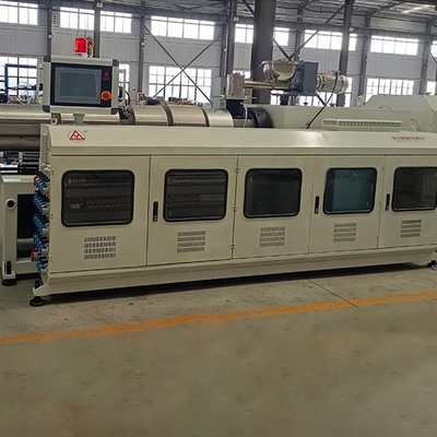 380V 50hz PVC 지붕 잎 건설 재료 생산용 진압 라인