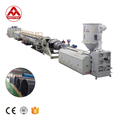 90 rpm 나사 속도 LG1200 물과 가스 공급을위한 PE 파이프 추출 라인 38000 KG