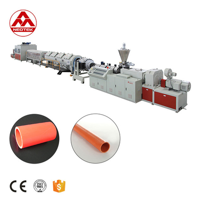 두 번 나사 85kW 50-160 PVC 파이프 추출 라인 우수한 PE WPC PPR 및 필라멘트