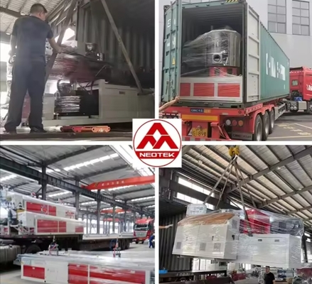 맞춤형 900kg/h HDPE 파이프 진압 생산 라인